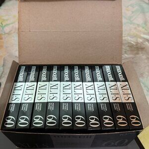 MAXELL XLI-S 60 Blank Audio Cassette Tapes 10 Pack NOS New Sealed